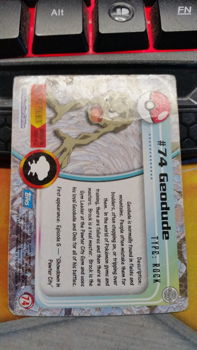 Geodude #74 Series 1 (Topps) Pokemon gebruikt 2 - 1