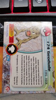 Geodude #74 Series 1 (Topps) Pokemon gebruikt 4 - 1