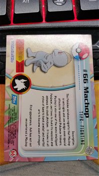 Machop #66 Series 1 (Topps) Pokemon gebruikt 2 - 1