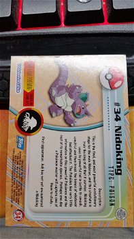 Nidoking #34 Series 1 (Topps) Pokemon nearmint - 1