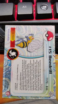 Beedrill #15 Series 1 (Topps) Pokemon gebruikt - 1