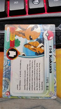 Kakuna #14 Foil Series 1 (Topps) Pokemon gebruikt 4 - 1