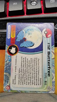 Butterfree #12 Series 1 (Topps) Pokemon gebruikt 3 - 1