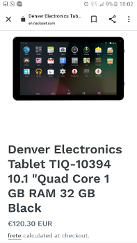 Denver tablet 32gb zwart. Nieuw in doos & spotgoedkoop. - 4