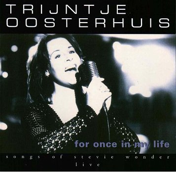 Trijntje Oosterhuis – For Once In My Life (CD) Duotone Cover - 0