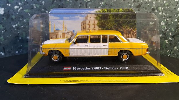 Mercedes 240D Beirut Taxi 1970 1:43 Atlas - 1