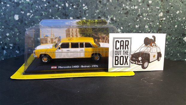 Mercedes 240D Beirut Taxi 1970 1:43 Atlas - 4