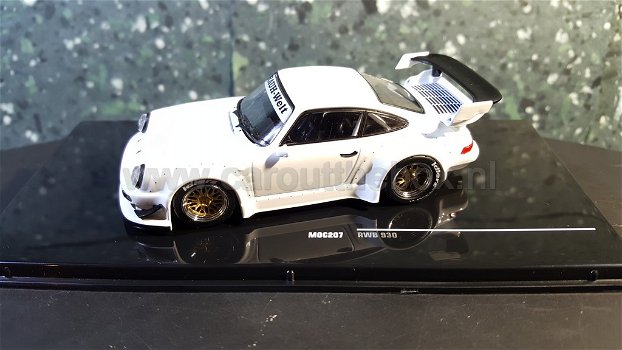 Porsche RWB 930 wit 1:43 Ixo - 0