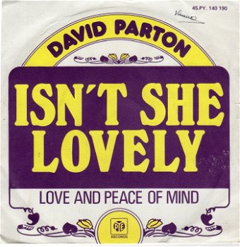 David Parton ‎– Isn't She Lovely (1976) - 0