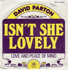 David Parton ‎– Isn't She Lovely (1976)