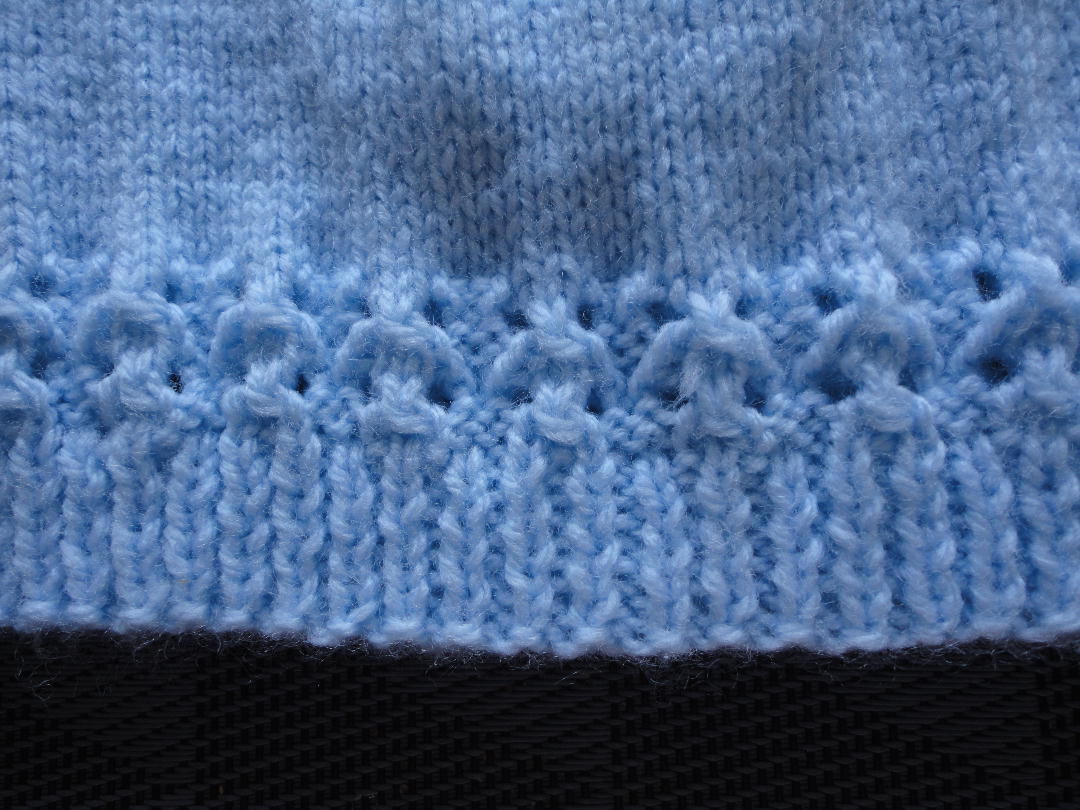 043 blauw vestje ca. maat 62 - Afbeelding 4