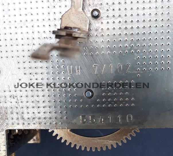 = Ketting uurwerk = UW 7/102= 41857 - Afbeelding 4