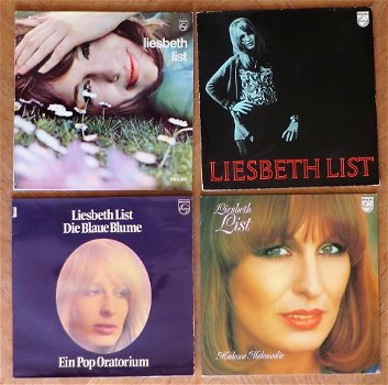 4x LP: Liesbeth List (1966, 1971, 1972, 1977) - 0