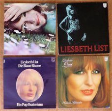 4x LP: Liesbeth List (1966, 1971, 1972, 1977)