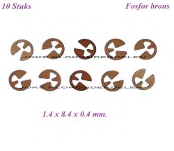 === 10 E. Clips = fosfor brons = 38522