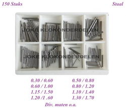 = 150 Konische voorsteek stiften = staal = 41705 A
