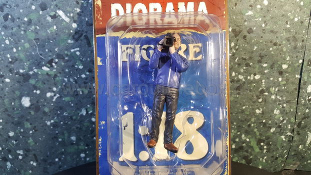 Diorama figuur Camera crew set 1:18 - 1