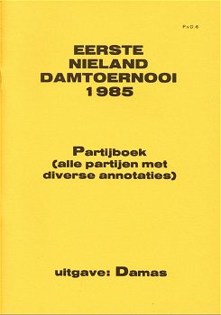 Eerste Nieland Damtoernooi 1985 - 0