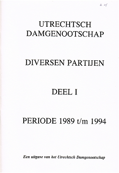 Utrechts Damgenootschap Diverse partijen, periode 1989 t/m 1994, d1 - 0