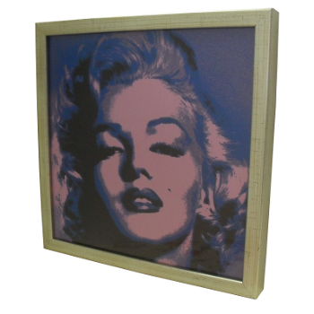 Marilyn Monroe art print ingelijst bij Stichting Superwens! - 0