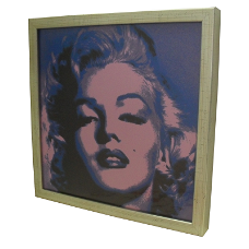 Marilyn Monroe art print ingelijst bij Stichting Superwens!