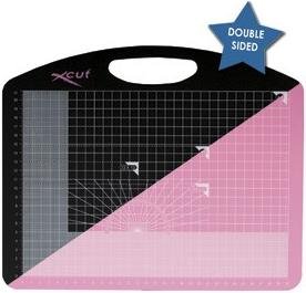 Xcut A4 Self healing cutting mat - black and pink XCU 2511001 - 0