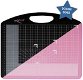 Xcut A4 Self healing cutting mat - black and pink XCU 2511001 - 0 - Thumbnail