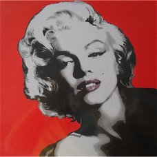 Marilyn Monroe art print bij Stichting Superwens!