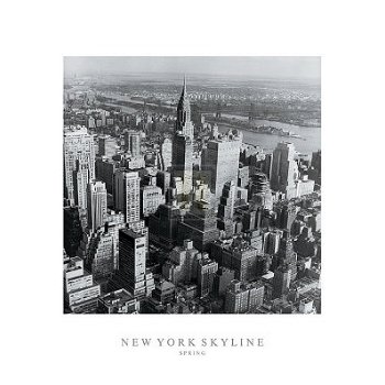 New York Skyline spring art print bij Stichting Superwens! - 0