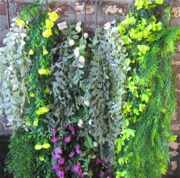 GUIRLANDE - GELE BLOEMETJES - HANGING GARDEN - 4