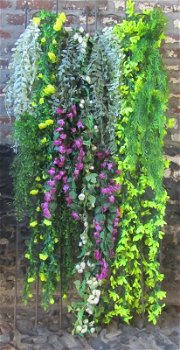 GUIRLANDE - WIT GRIJZE TAKKEN - HANGING GARDEN - 3