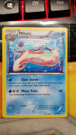 Milotic holo 28/124 BW Dragons Exalted out of border