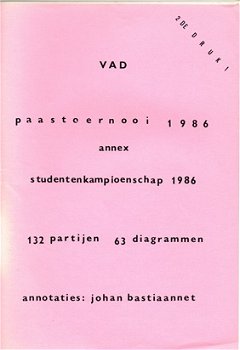 VAD Paastoernooi 1986 - 0