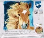 VERVACO KNOOPPAKKET (SMYRNA) KUSSEN, PAARD / BLAUW - 0 - Thumbnail