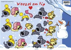 Woezel en Pip knipvel - Sneeuwpret WP10009