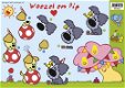 Woezel en Pip knipvel - Feestje 2 WP10021 - 0 - Thumbnail