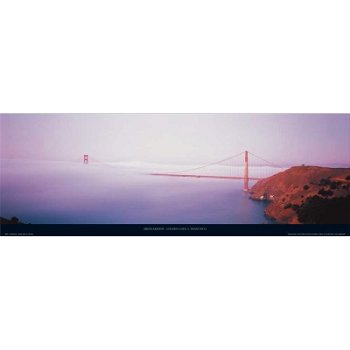 Golden Gate Bridge - San Francisco art print bij Stichting Superwens! - 0