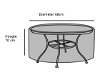 Tafel overtrekhoes, beschermhoes, afdekhoes, rond, 68 cm diameter, transparant. gratis verzending - 1 - Thumbnail