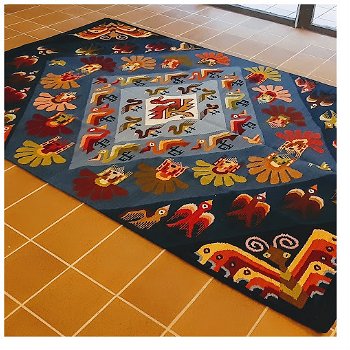 Peru carpets, Peru Vintagerugs, Handknottedrug online kopen - 2