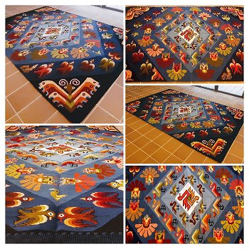 Peru carpets, Peru Vintagerugs, Handknottedrug online kopen - 3