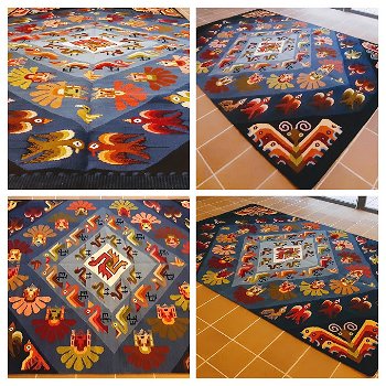 Peru carpets, Peru Vintagerugs, Handknottedrug online kopen - 4