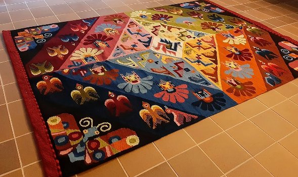 Peru carpets, Peru Vintagerugs, Handknottedrug online kopen - 7