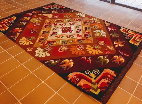 Inca interiordecor, Peruaanse handmade vloerkleed bestellen - 3