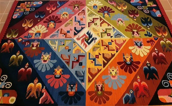 Inca interiordecor, Peruaanse handmade vloerkleed bestellen - 6