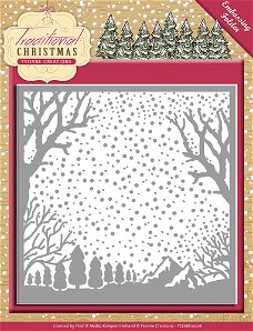 Embossing Folder Yvonne Creations - Traditional Christmas YCEMB10007
