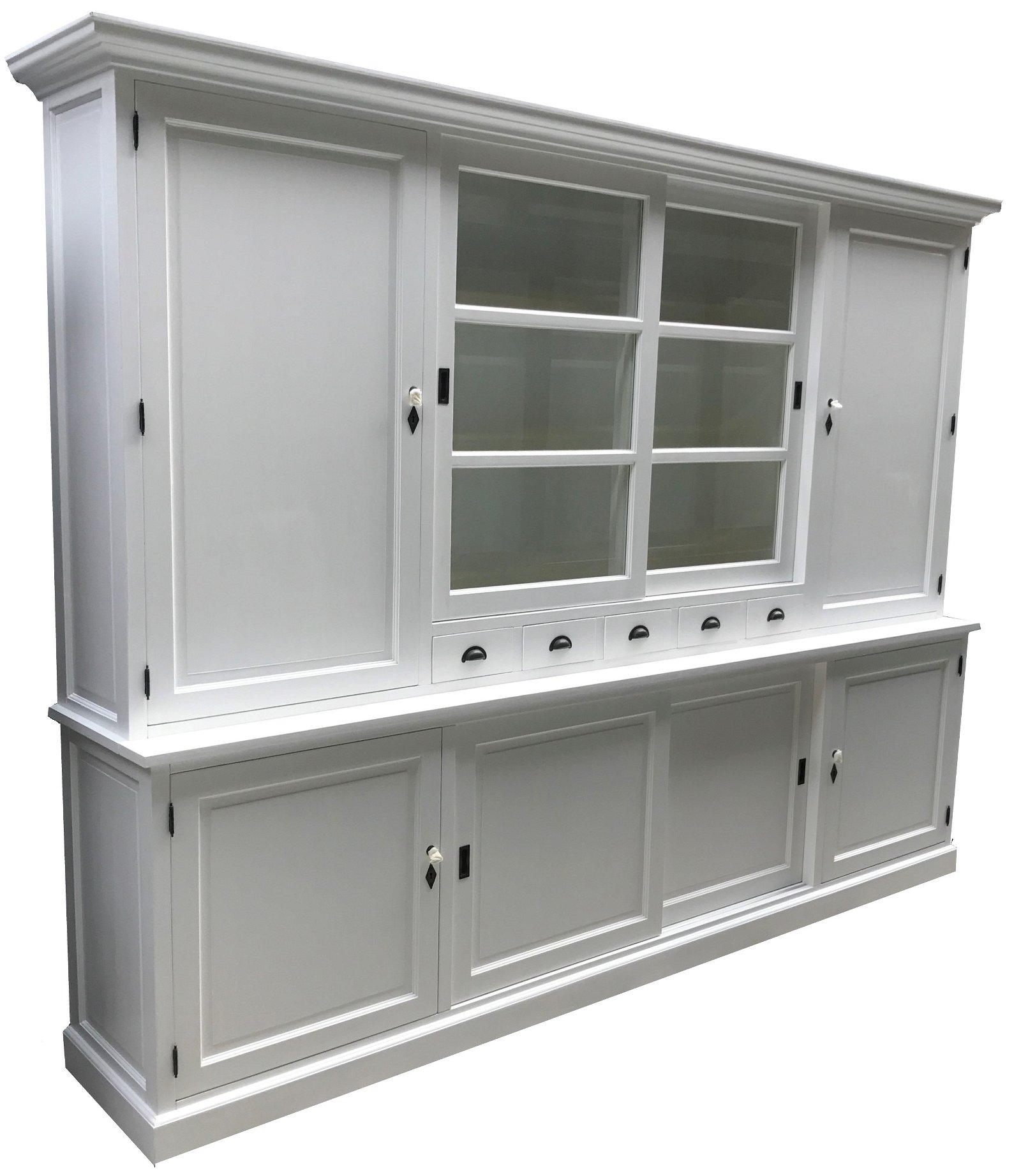 Buffetkast Gieten wit - wit 300 x 230cm dichte zijdeuren - nr. 1