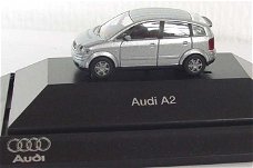 1:87 Rietze Audi A2 1999-2005 metallicsilver dealeruitgave