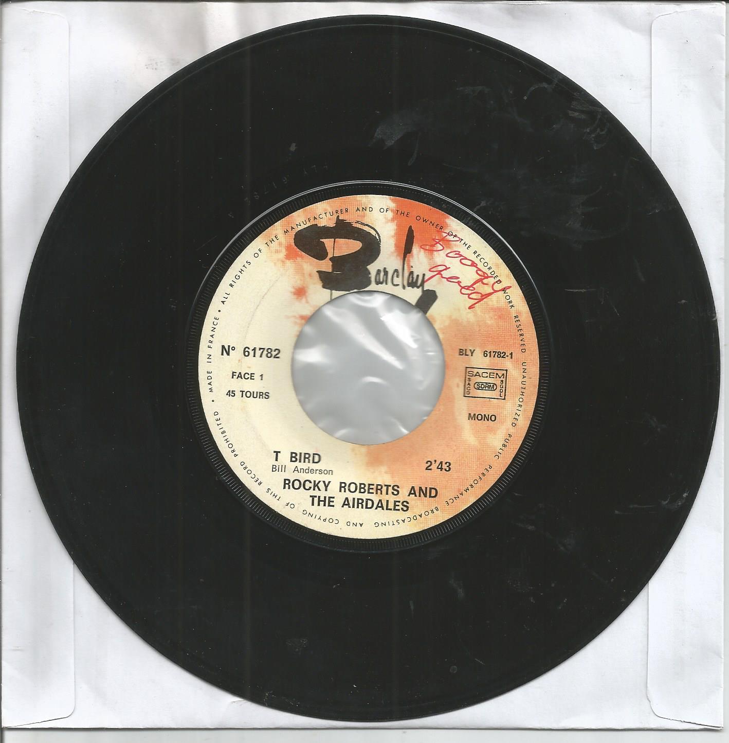 Rocky Roberts And The Airedales – T Bird - nr. 1