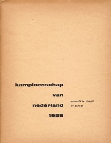 Kampioenschap van Nederland 1959