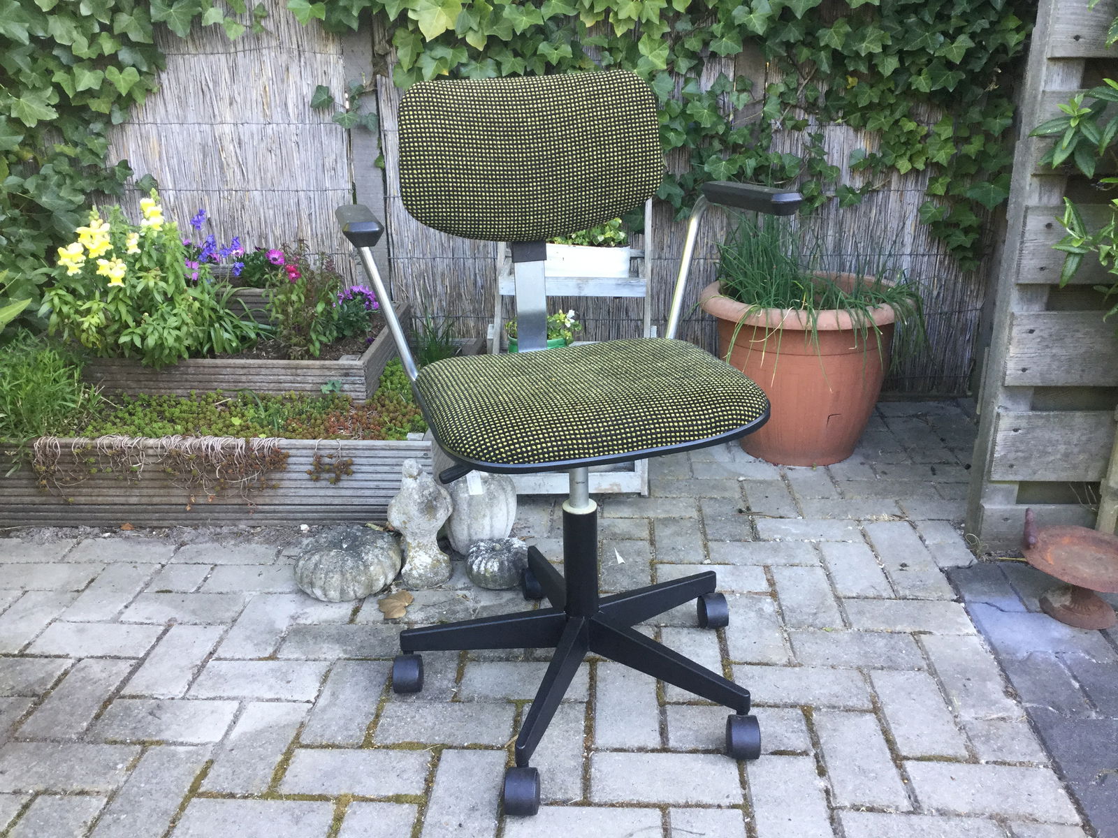 Verkocht ❤️ Vintage bureaustoel Gispen, model2752 Cirrus - nr. 1